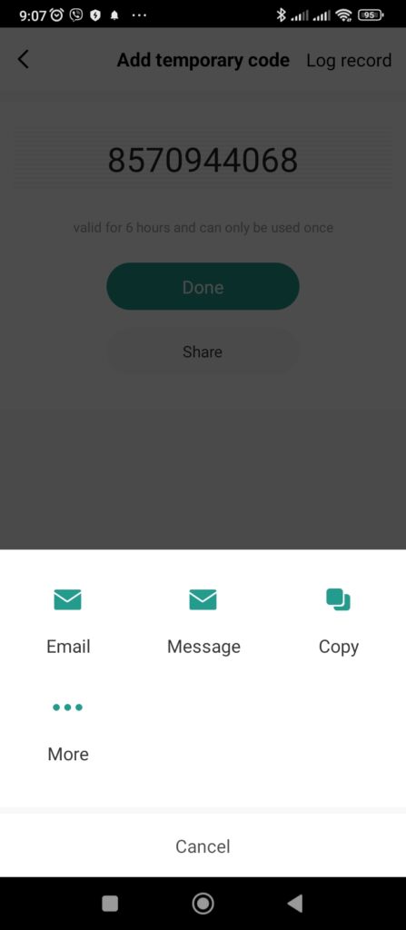 Deljenje Tuya privremenog koda za Secukey HFD1-WiFi