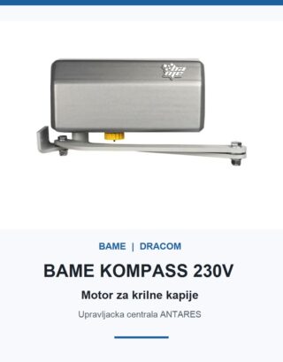 BAME KOMPASS 230V motor sa zglobnom ručicom za krilnu kapiju