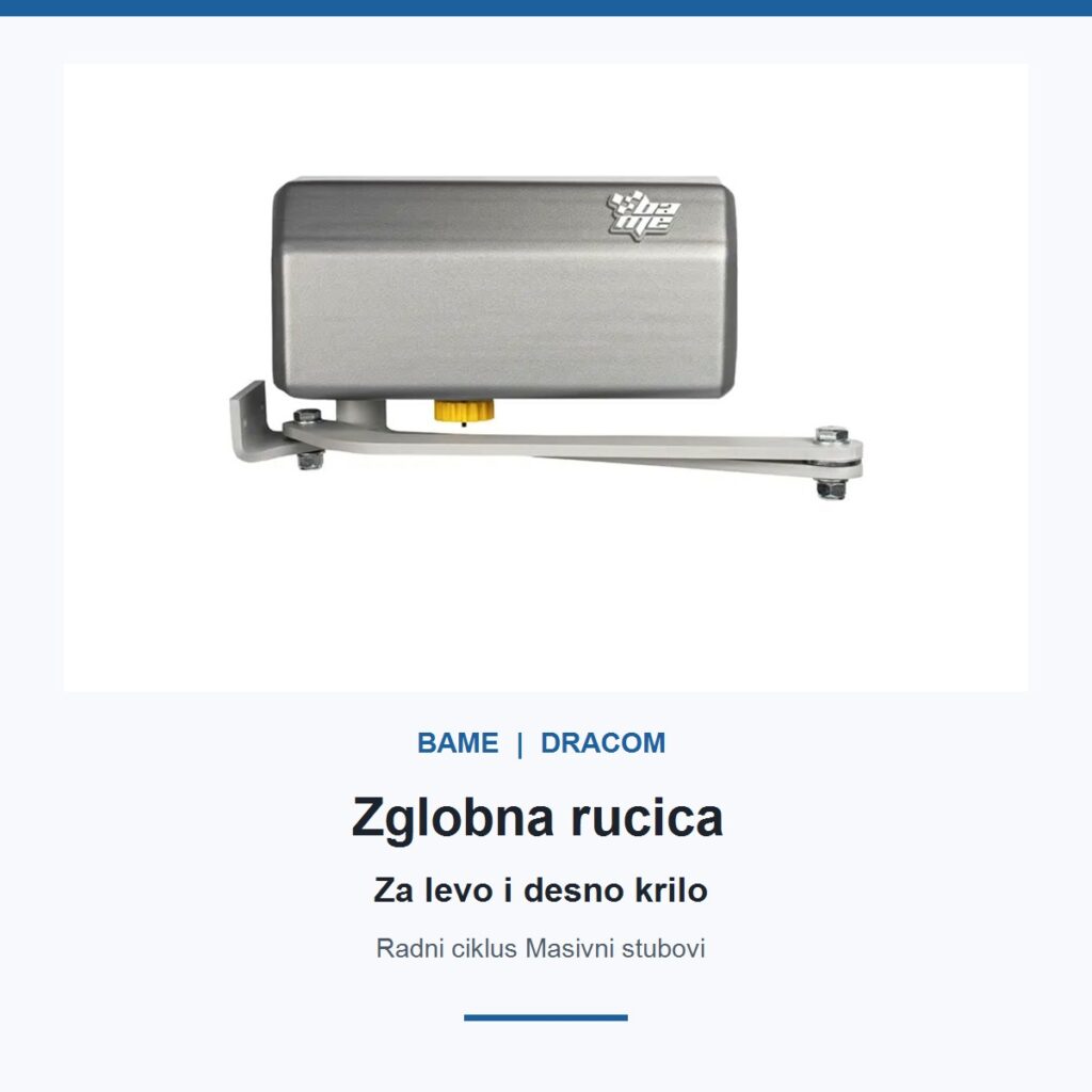 BAME KOMPASS 230V univerzalna zglobna ručica
