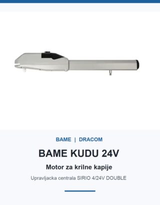 BAME KUDU 24V linearni motor za krilnu kapiju