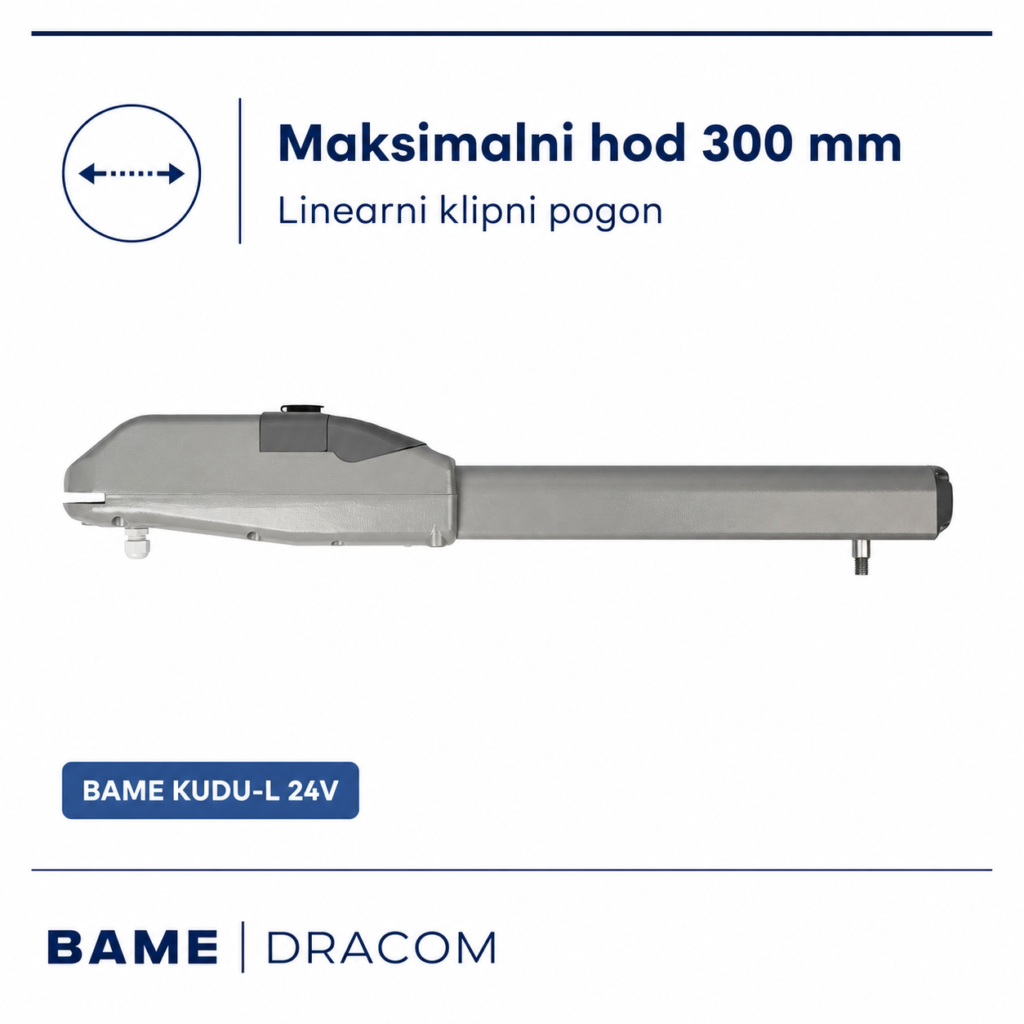 BAME KUDU-L 24V hod 300 mm