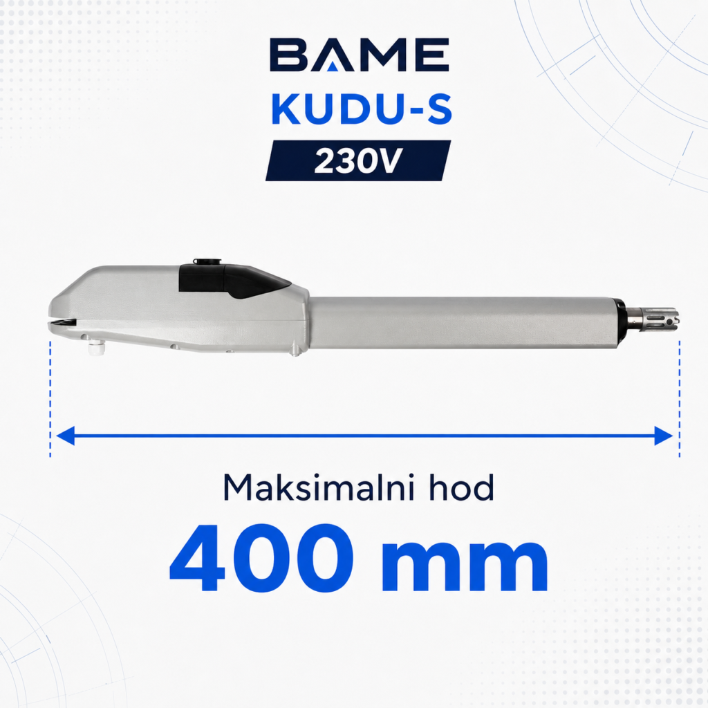 BAME KUDU-S 230V hod klipa 400 mm