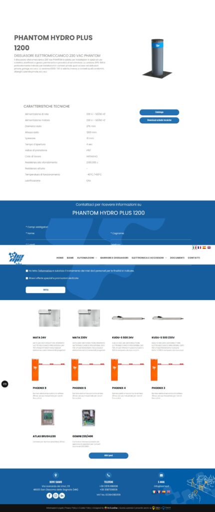 BAME PHANTOM HYDRO PLUS 1200 kompletan zvanični izvor