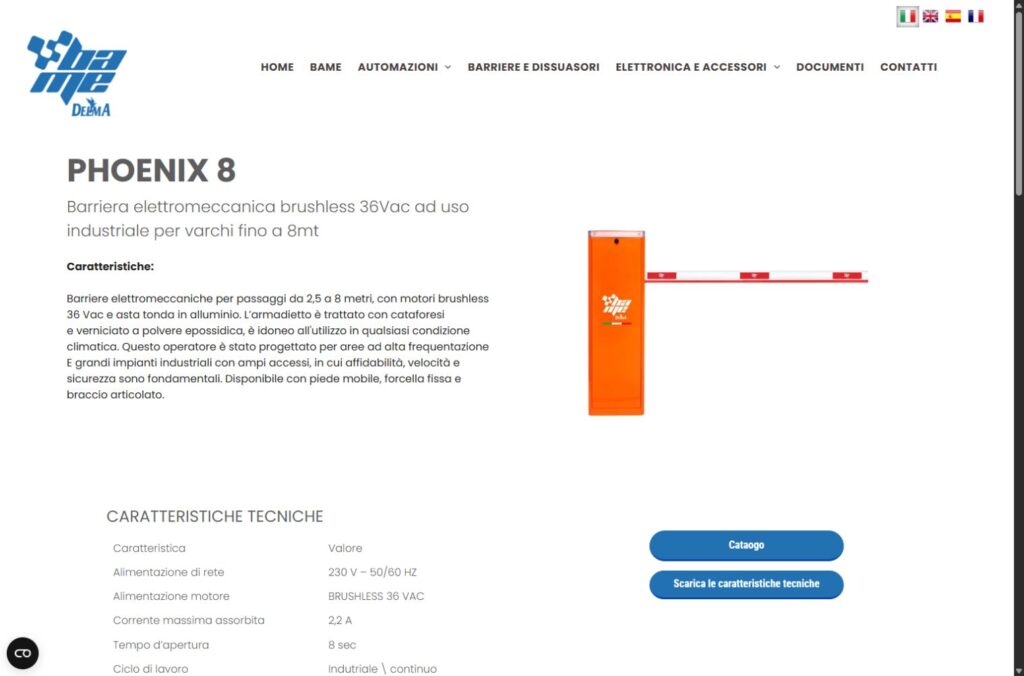 BAME PHOENIX 8 zvanična stranica