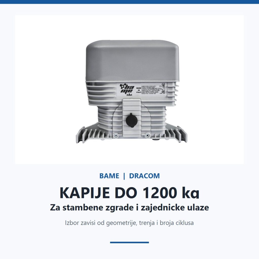 BAME ROY 12 EASY za kapije do 1200 kg