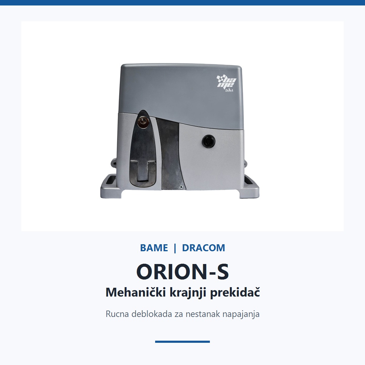 BAME ROY 16-380 centrala ORION-S