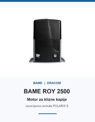 BAME ROY 2500 industrijski motor za kliznu kapiju