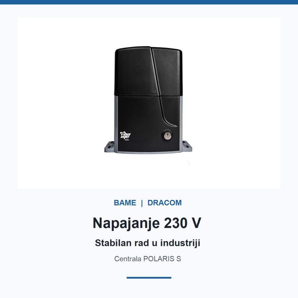 BAME ROY 2500 industrijski pogon 230 V