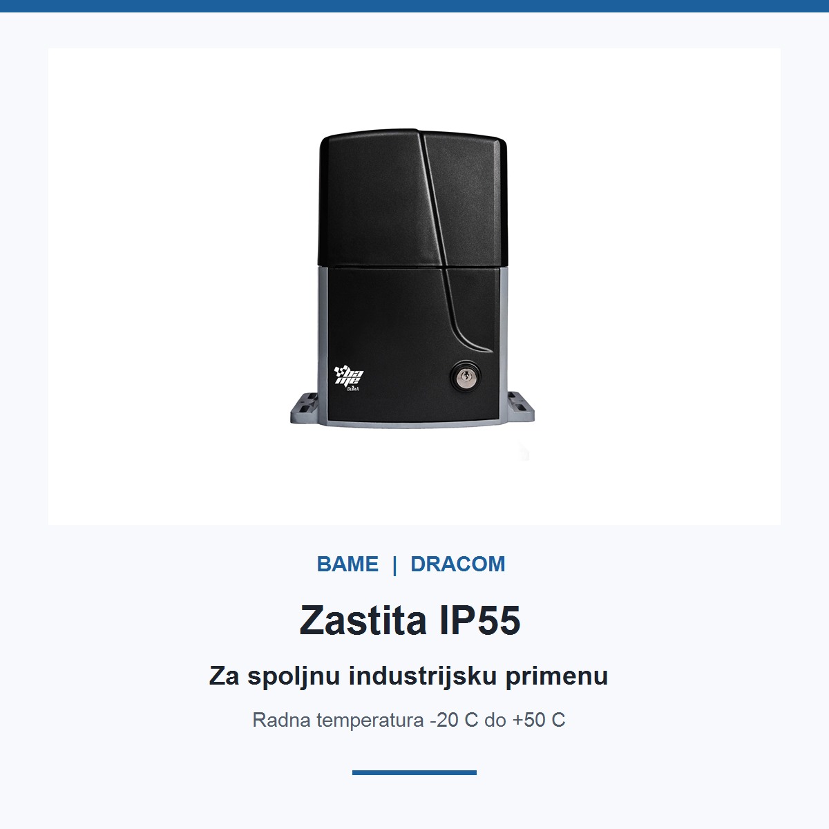 BAME ROY 2500 IP55 industrijska zaštita