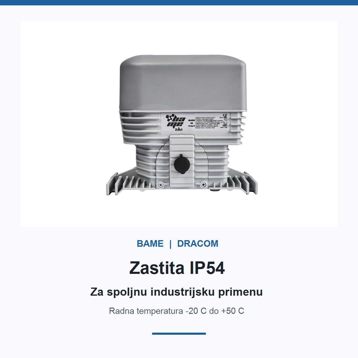 BAME ROY 6 IP54 zaštita