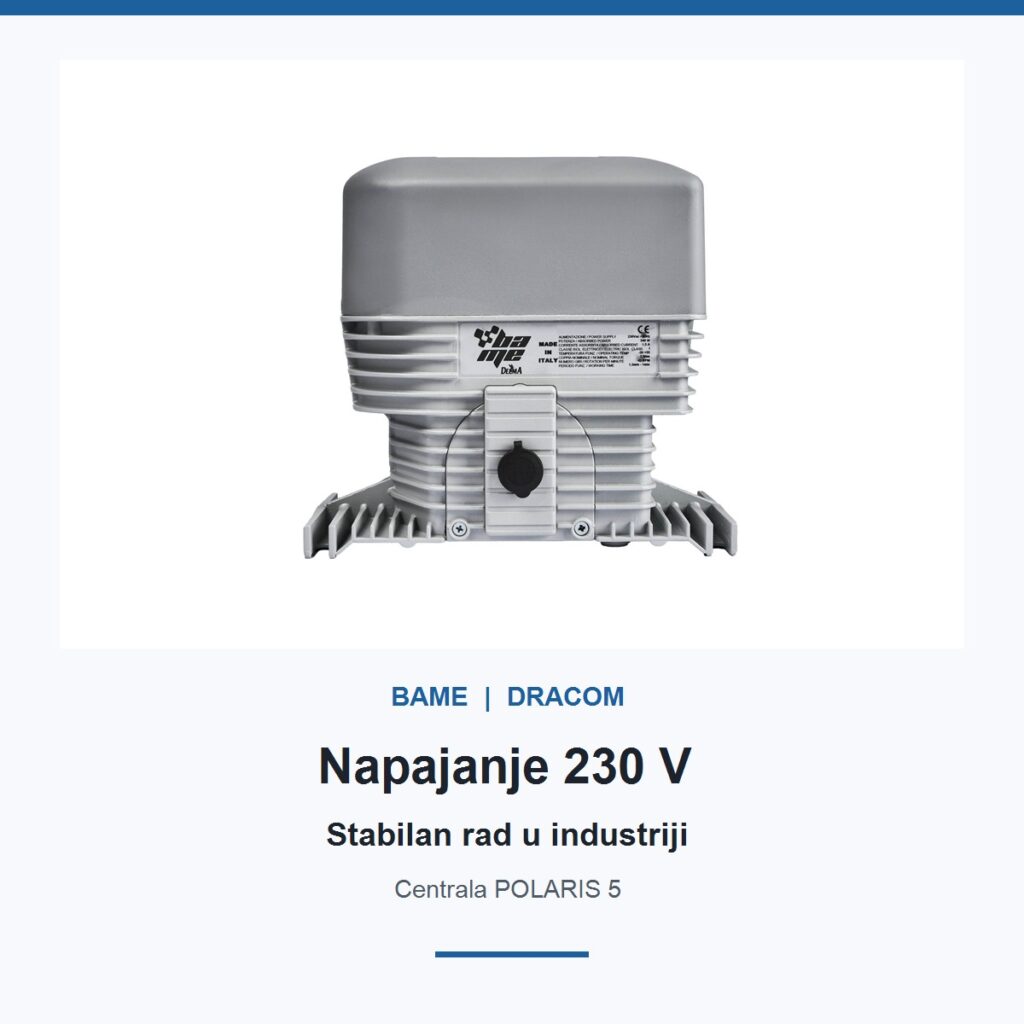 BAME ROY 9 pogon 230 V