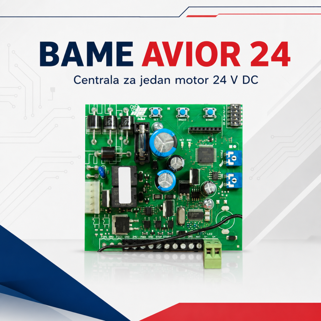 BAME AVIOR 24 centrala za jedan motor 24 V DC