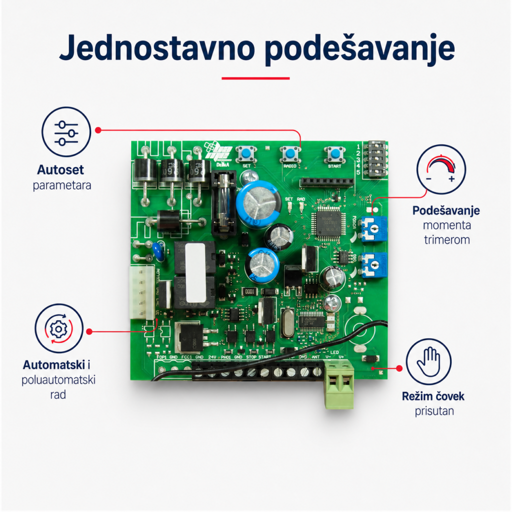 BAME AVIOR 24 autoset i podešavanje obrtnog momenta trimerom