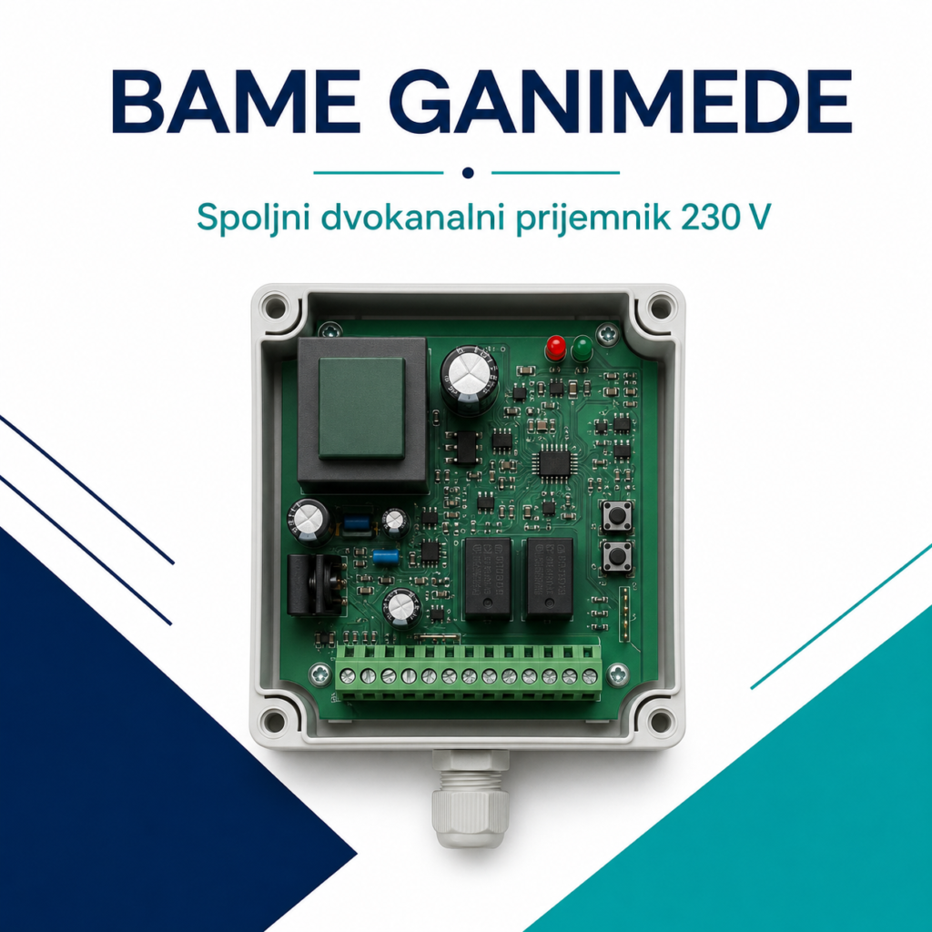 BAME GANIMEDE spoljni dvokanalni prijemnik 230 V