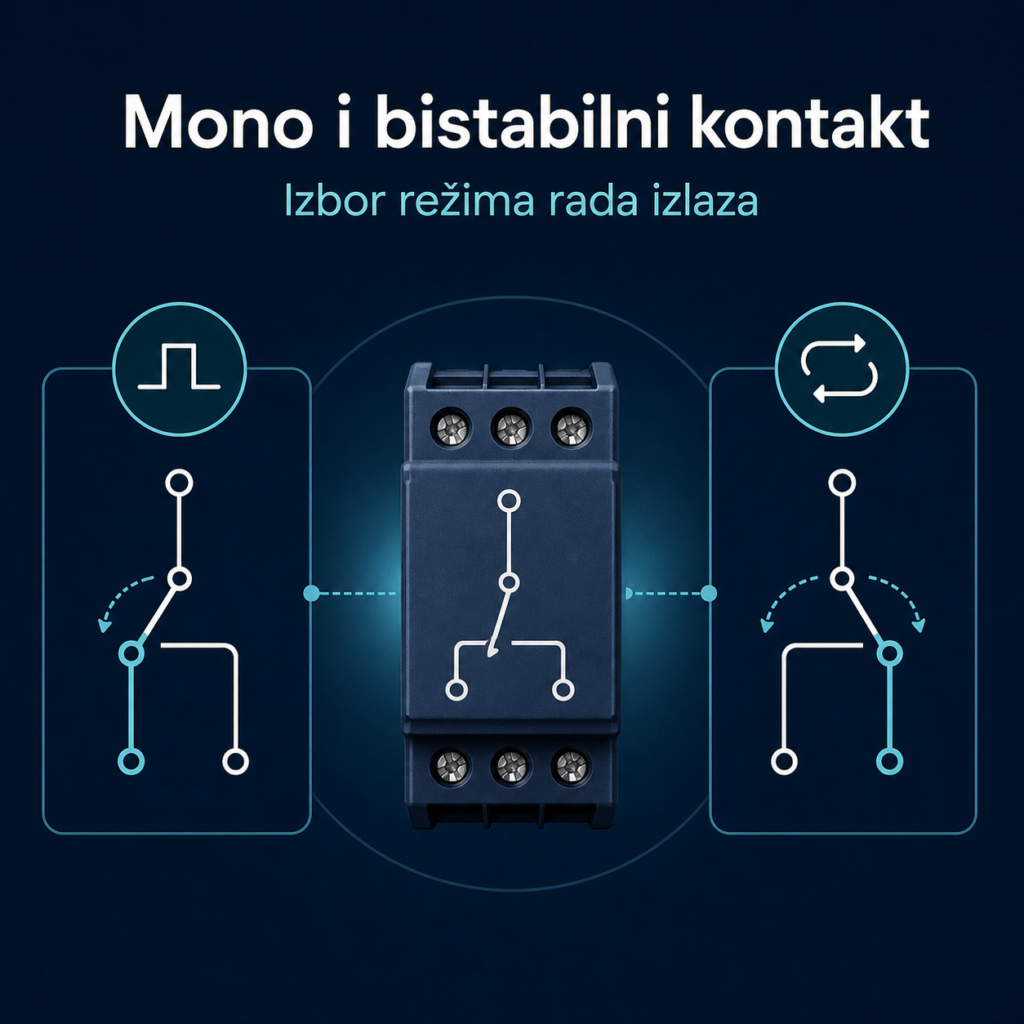 BAME GANIMEDE mono i bistabilni režim kontakta