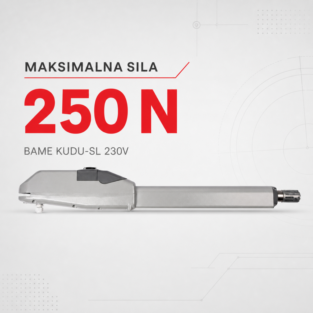 BAME KUDU-SL 230V maksimalna sila 250 N