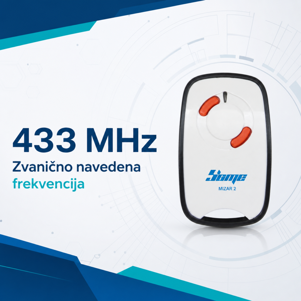 BAME MIZAR 2 daljinski upravljač na 433 MHz