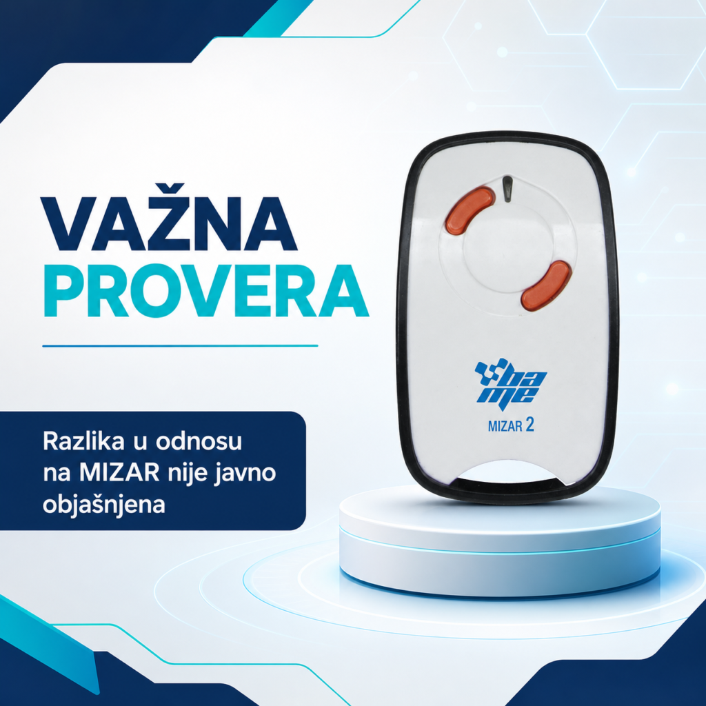 Razlika BAME MIZAR 2 i MIZAR nije javno objašnjena