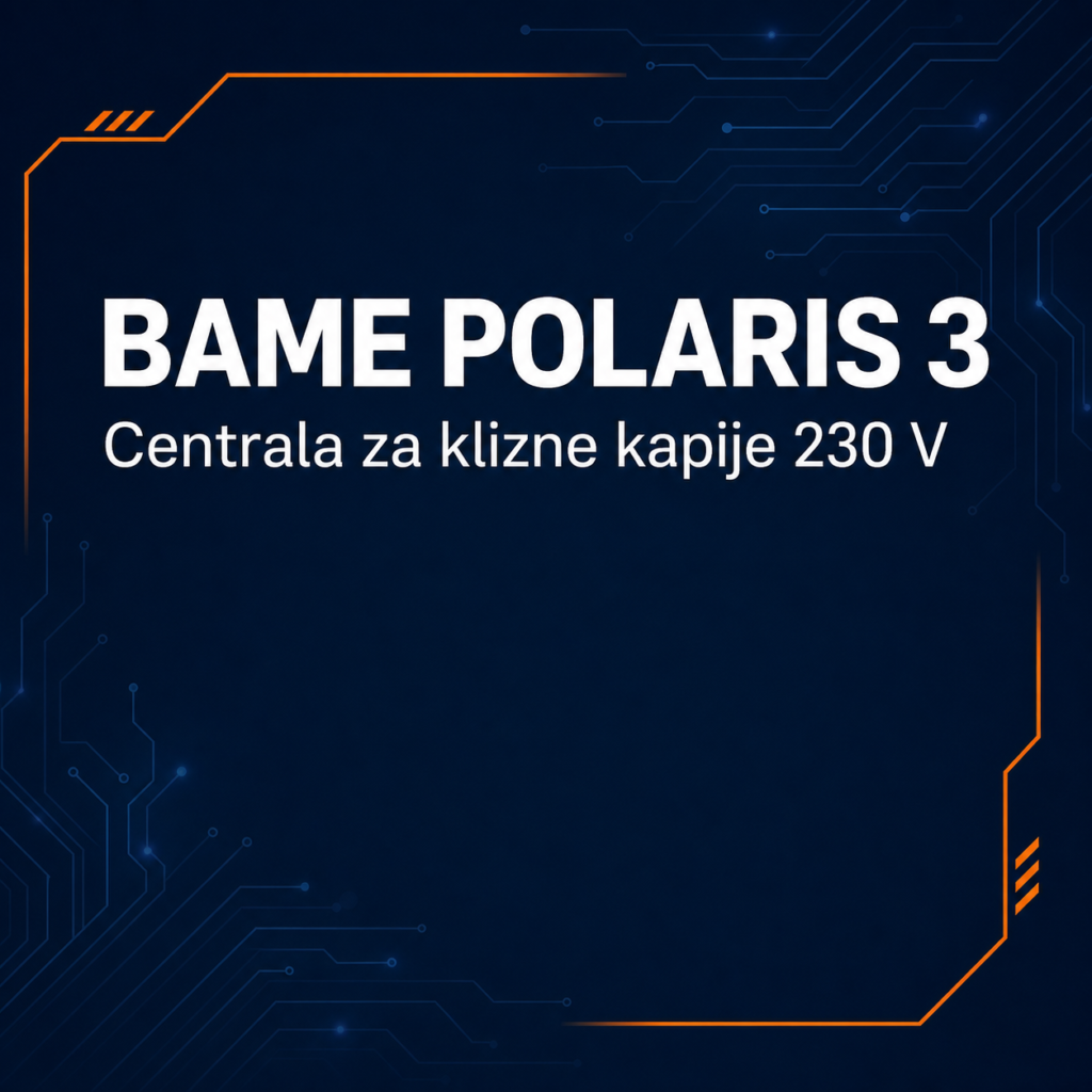 BAME POLARIS 3 centrala za klizne kapije 230 V