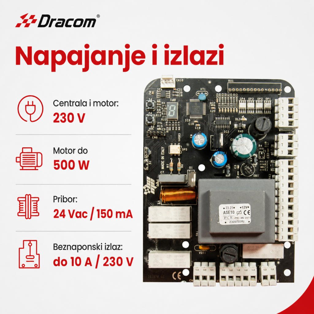 BAME POLARIS SMD napajanje motor pribor i izlazi