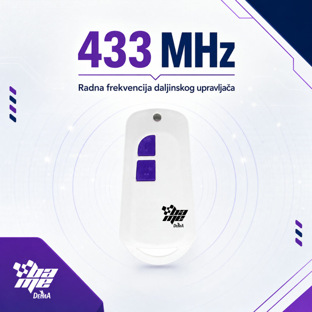 BAME STYLE COPY daljinski upravljač na 433 MHz