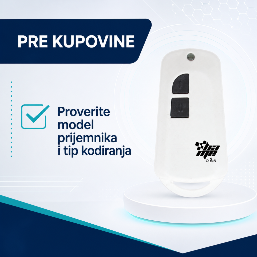 Pre kupovine BAME STYLE proveriti prijemnik i tip kodiranja