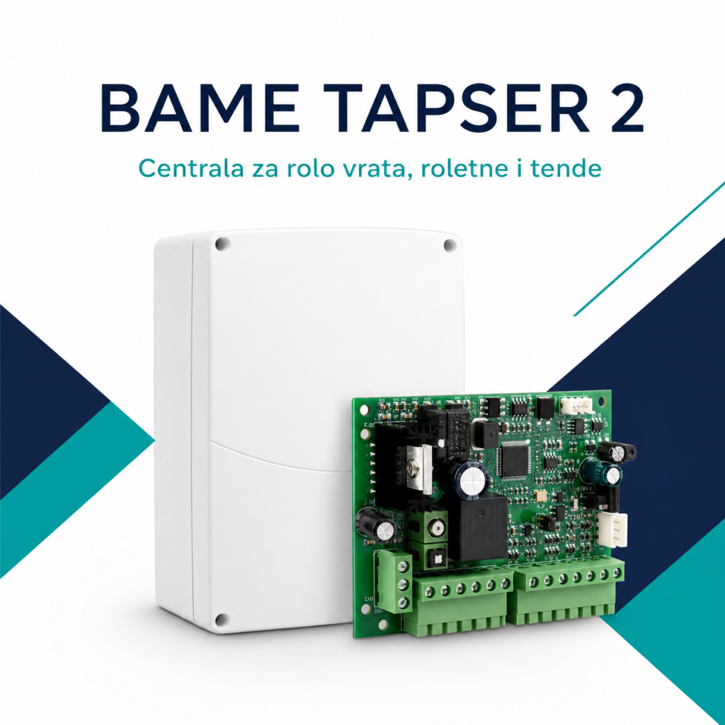 BAME TAPSER 2 centrala za rolo vrata, roletne i tende