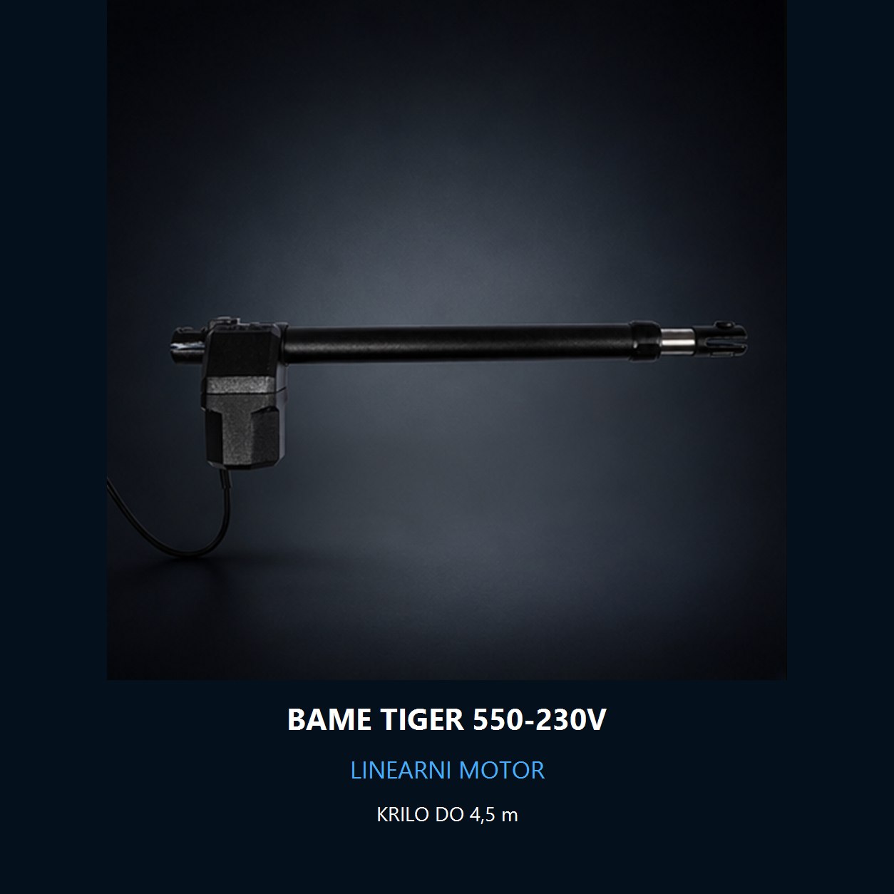 BAME TIGER 550-230V motor za krilnu kapiju