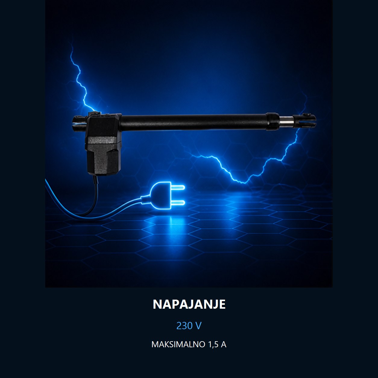 BAME TIGER 550-230V napajanje 230 V