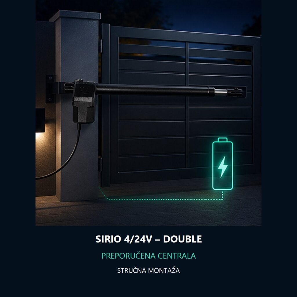 BAME TIGER 550-24V centrala SIRIO 4 24V DOUBLE