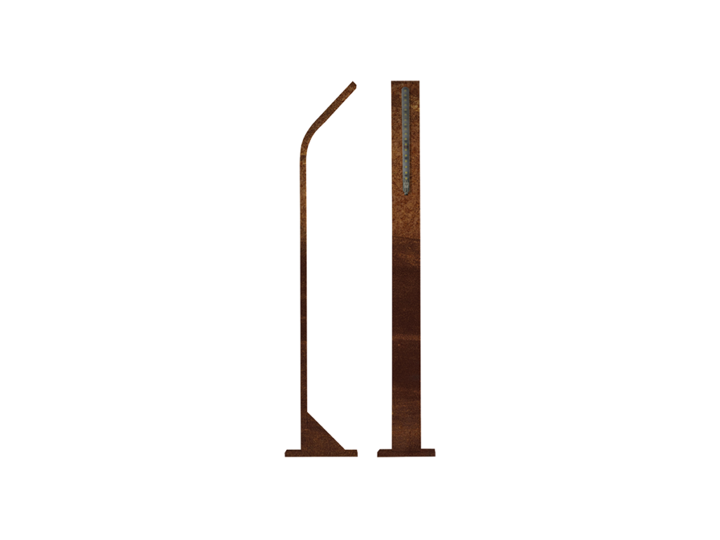 Key Automation STIKMC 900STIKMC baštenska LED svetiljka STIK M sa CORTEN završnicom 750 mm
