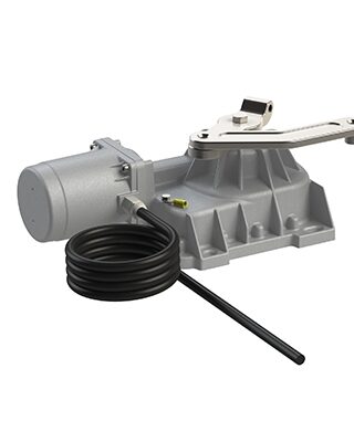 Podzemni brushless motor sa polugom i kablom na proizvođačkoj fotografiji sa stranice Roger BR21/361